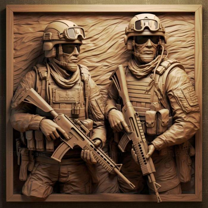 Games (Army of Two 2, GAMES_12446) 3D models for cnc